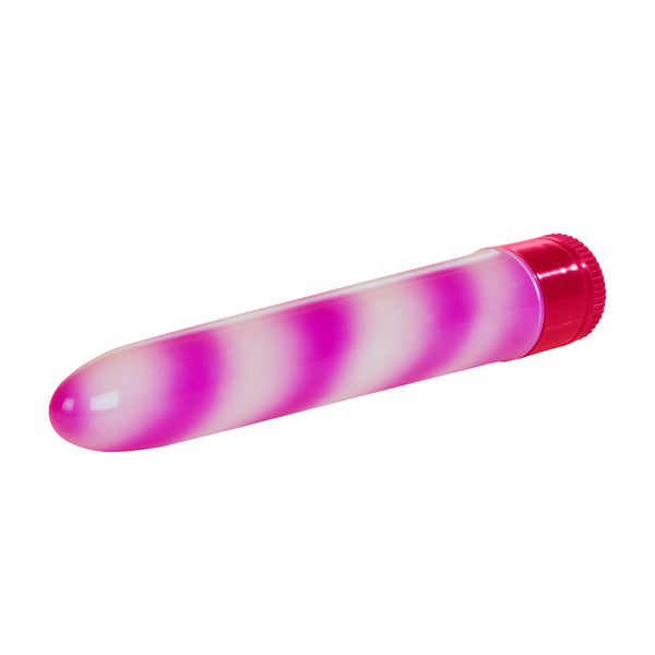 Hard Vibes Signature Candy Cane Massager - Pink