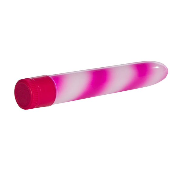 Hard Vibes Signature Candy Cane Massager - Pink