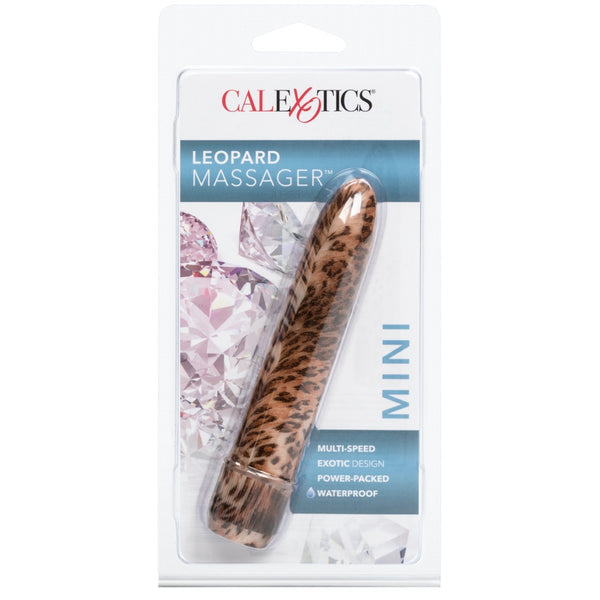 Hard Vibes Mini Leopard Massager Mini Vibrator - Brown