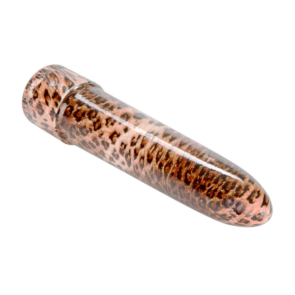 Hard Vibes Mini Leopard Massager Mini Vibrator - Brown