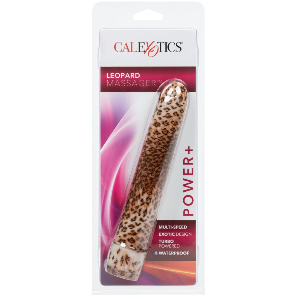 Hard Vibes Power+ Leopard Massager - Brown