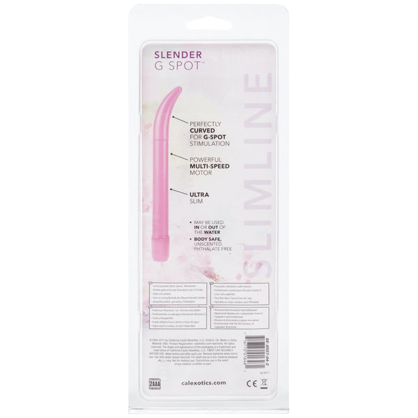 Hard Vibes Slimline Slender G-Spot Vibrator - Pink