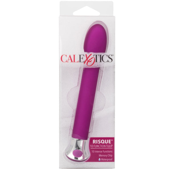 CalExotics Risque 10-Function Tulip Vibrator - Extreme Toyz Singapore - https://extremetoyz.com.sg - Sex Toys and Lingerie Online Store - Bondage Gear / Vibrators / Electrosex Toys / Wireless Remote Control Vibes / Sexy Lingerie and Role Play / BDSM / Dungeon Furnitures / Dildos and Strap Ons &nbsp;/ Anal and Prostate Massagers / Anal Douche and Cleaning Aide / Delay Sprays and Gels / Lubricants and more...