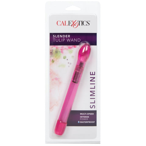 Hard Vibes Slimline Slender Tulip Wand Vibrator - Pink