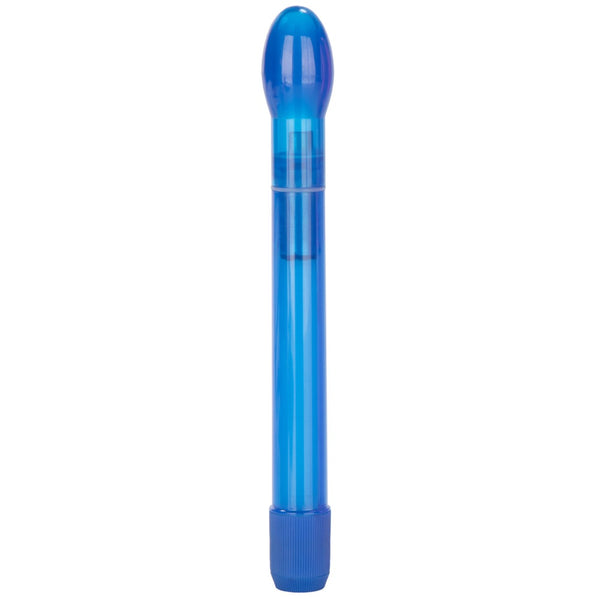 Hard Vibes Slimline Slender Tulip Wand Vibrator - Blue