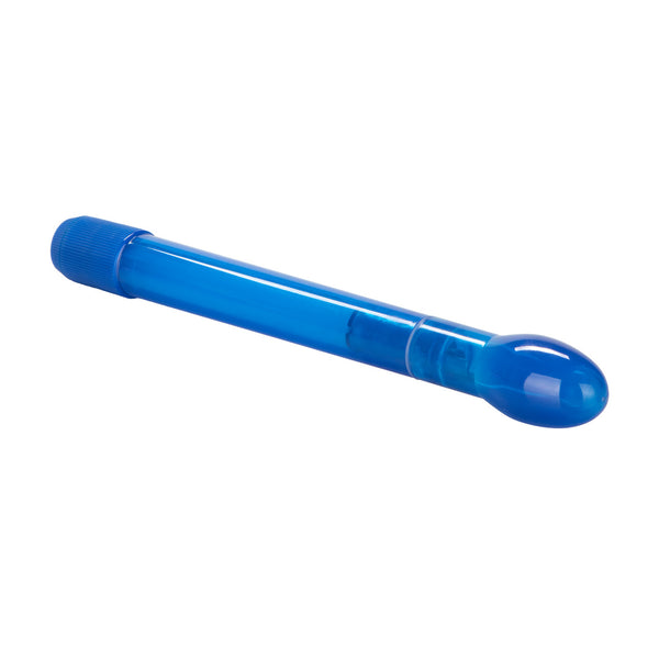 Hard Vibes Slimline Slender Tulip Wand Vibrator - Blue