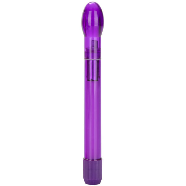 Hard Vibes Slimline Slender Tulip Wand Vibrator - Purple