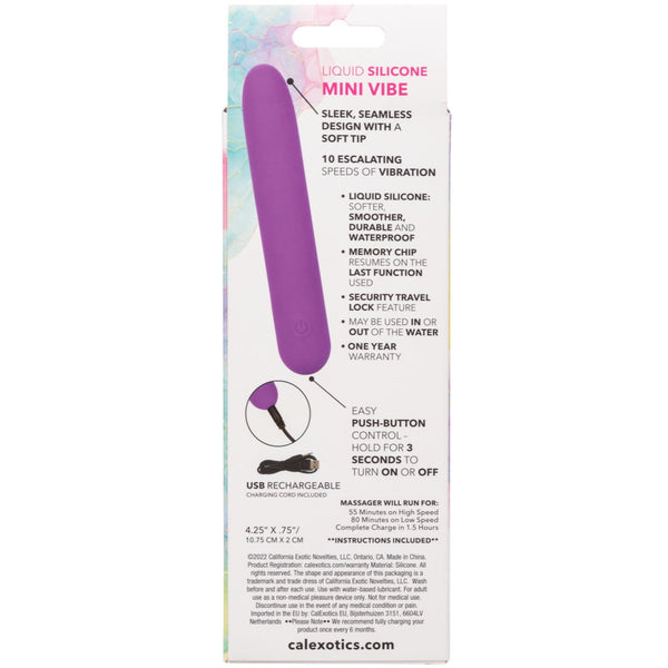 CalExotics Bliss Liquid Silicone Mini Rechargeable Vibe - Extreme Toyz Singapore - https://extremetoyz.com.sg - Sex Toys and Lingerie Online Store - Bondage Gear / Vibrators / Electrosex Toys / Wireless Remote Control Vibes / Sexy Lingerie and Role Play / BDSM / Dungeon Furnitures / Dildos and Strap Ons &nbsp;/ Anal and Prostate Massagers / Anal Douche and Cleaning Aide / Delay Sprays and Gels / Lubricants and more...