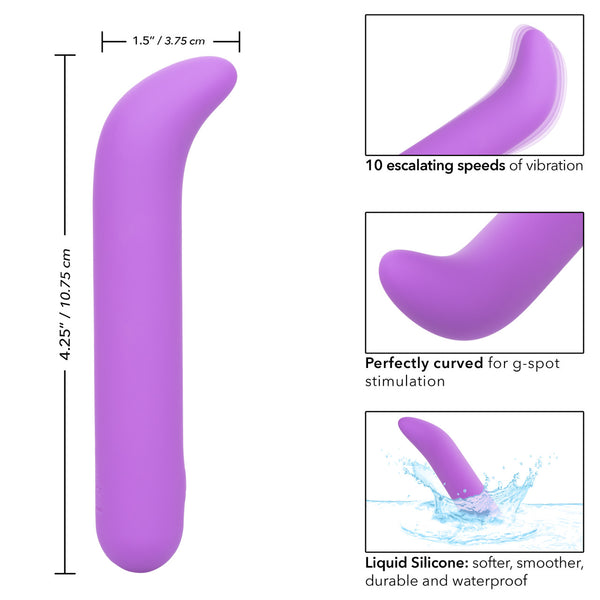 CalExotics Bliss Liquid Silicone Mini G Rechargeable Vibe - Extreme Toyz Singapore - https://extremetoyz.com.sg - Sex Toys and Lingerie Online Store - Bondage Gear / Vibrators / Electrosex Toys / Wireless Remote Control Vibes / Sexy Lingerie and Role Play / BDSM / Dungeon Furnitures / Dildos and Strap Ons &nbsp;/ Anal and Prostate Massagers / Anal Douche and Cleaning Aide / Delay Sprays and Gels / Lubricants and more...