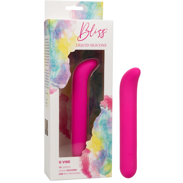 CalExotics Bliss Liquid Silicone G Rechargeable Vibe - Extreme Toyz Singapore - https://extremetoyz.com.sg - Sex Toys and Lingerie Online Store - Bondage Gear / Vibrators / Electrosex Toys / Wireless Remote Control Vibes / Sexy Lingerie and Role Play / BDSM / Dungeon Furnitures / Dildos and Strap Ons &nbsp;/ Anal and Prostate Massagers / Anal Douche and Cleaning Aide / Delay Sprays and Gels / Lubricants and more...