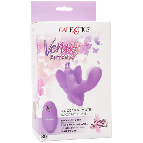 CalExotics Venus Butterfly Rechargeable Silicone Remote Rocking Penis Vibe - Extreme Toyz Singapore - https://extremetoyz.com.sg - Sex Toys and Lingerie Online Store - Bondage Gear / Vibrators / Electrosex Toys / Wireless Remote Control Vibes / Sexy Lingerie and Role Play / BDSM / Dungeon Furnitures / Dildos and Strap Ons &nbsp;/ Anal and Prostate Massagers / Anal Douche and Cleaning Aide / Delay Sprays and Gels / Lubricants and more...