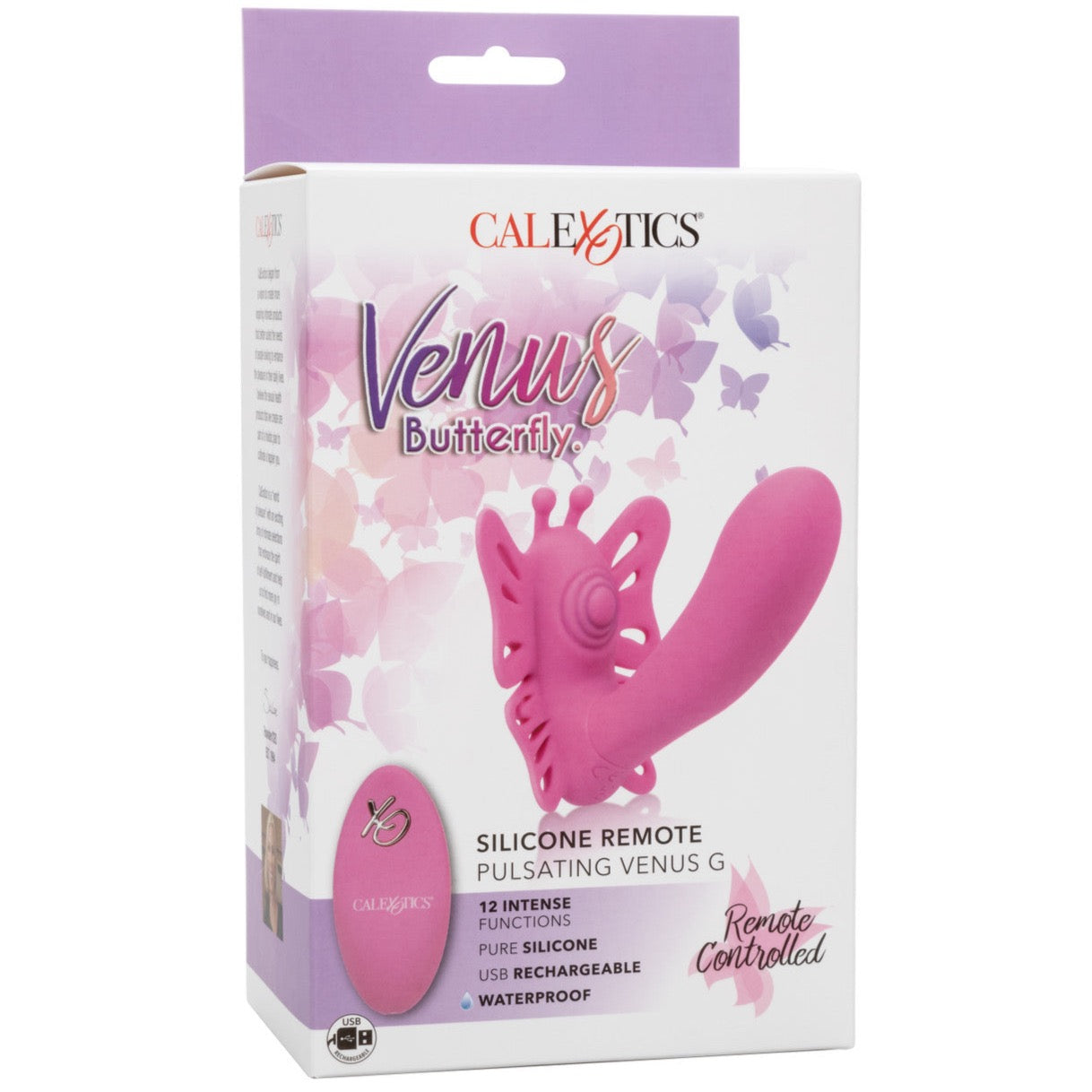 CalExotics Venus Butterfly Rechargeable Silicone Remote Pulsating Venus G Vibe - Extreme Toyz Singapore - https://extremetoyz.com.sg - Sex Toys and Lingerie Online Store - Bondage Gear / Vibrators / Electrosex Toys / Wireless Remote Control Vibes / Sexy Lingerie and Role Play / BDSM / Dungeon Furnitures / Dildos and Strap Ons &nbsp;/ Anal and Prostate Massagers / Anal Douche and Cleaning Aide / Delay Sprays and Gels / Lubricants and more...