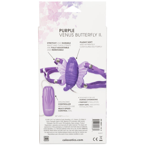 CalExotics Venus Butterfly Purple Venus Butterfly 2 Vibe - Extreme Toyz Singapore - https://extremetoyz.com.sg - Sex Toys and Lingerie Online Store - Bondage Gear / Vibrators / Electrosex Toys / Wireless Remote Control Vibes / Sexy Lingerie and Role Play / BDSM / Dungeon Furnitures / Dildos and Strap Ons &nbsp;/ Anal and Prostate Massagers / Anal Douche and Cleaning Aide / Delay Sprays and Gels / Lubricants and more...