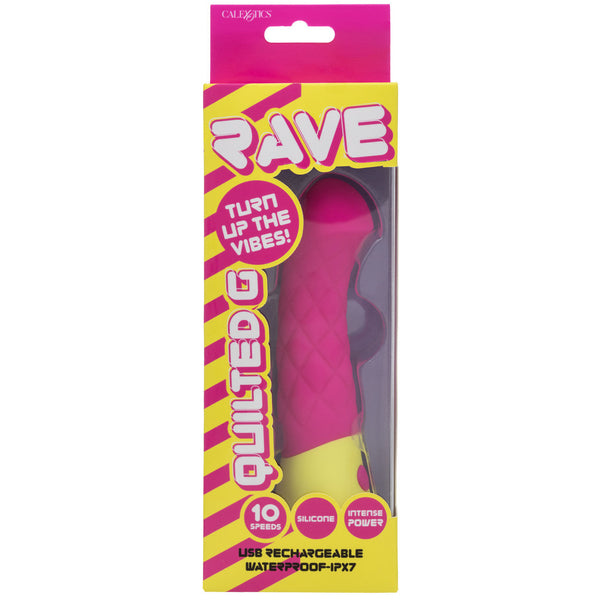 Rave Quilted G Rechargeable Silicone G-Spot Vibrator