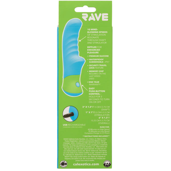 Rave Ridged-G Rechargeable Silicone G-Spot Vibrator