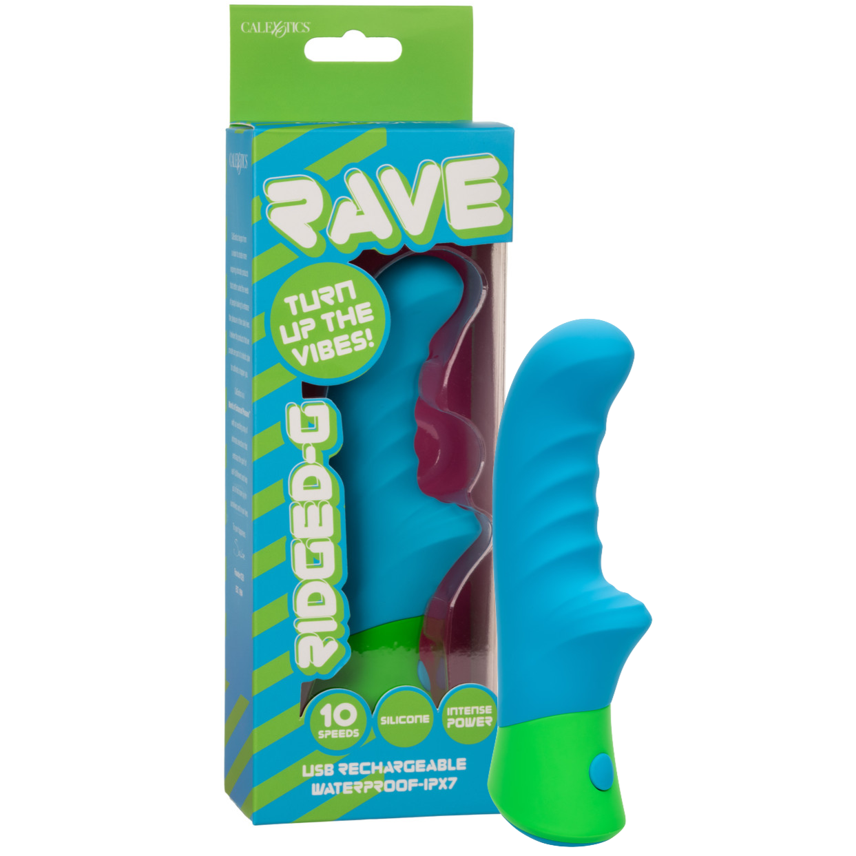 Rave Ridged-G Rechargeable Silicone G-Spot Vibrator