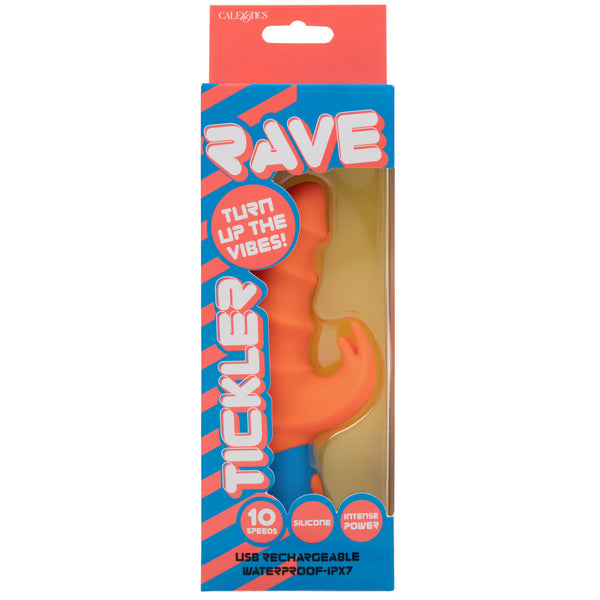 Rave Tickler Rechargeable Silicone Vibrator
