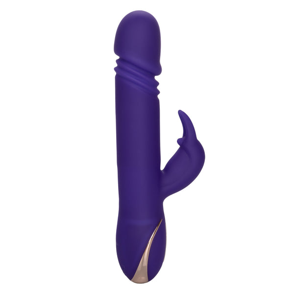 CalExotics Jack Rabbit Signature Rechargeable Silicone Thrusting Rabbit Vibrator - Extreme Toyz Singapore - https://extremetoyz.com.sg - Sex Toys and Lingerie Online Store - Bondage Gear / Vibrators / Electrosex Toys / Wireless Remote Control Vibes / Sexy Lingerie and Role Play / BDSM / Dungeon Furnitures / Dildos and Strap Ons &nbsp;/ Anal and Prostate Massagers / Anal Douche and Cleaning Aide / Delay Sprays and Gels / Lubricants and more...