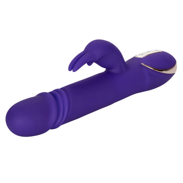 CalExotics Jack Rabbit Signature Rechargeable Silicone Thrusting Rabbit Vibrator - Extreme Toyz Singapore - https://extremetoyz.com.sg - Sex Toys and Lingerie Online Store - Bondage Gear / Vibrators / Electrosex Toys / Wireless Remote Control Vibes / Sexy Lingerie and Role Play / BDSM / Dungeon Furnitures / Dildos and Strap Ons &nbsp;/ Anal and Prostate Massagers / Anal Douche and Cleaning Aide / Delay Sprays and Gels / Lubricants and more...