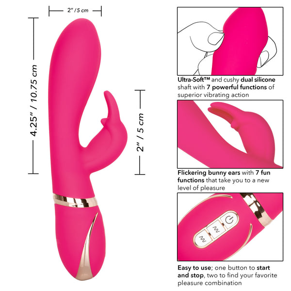 CalExotics Jack Rabbit Signature Rechargeable Heated Silicone Ultra-Soft Rabbit Vibrator - Extreme Toyz Singapore - https://extremetoyz.com.sg - Sex Toys and Lingerie Online Store - Bondage Gear / Vibrators / Electrosex Toys / Wireless Remote Control Vibes / Sexy Lingerie and Role Play / BDSM / Dungeon Furnitures / Dildos and Strap Ons &nbsp;/ Anal and Prostate Massagers / Anal Douche and Cleaning Aide / Delay Sprays and Gels / Lubricants and more...