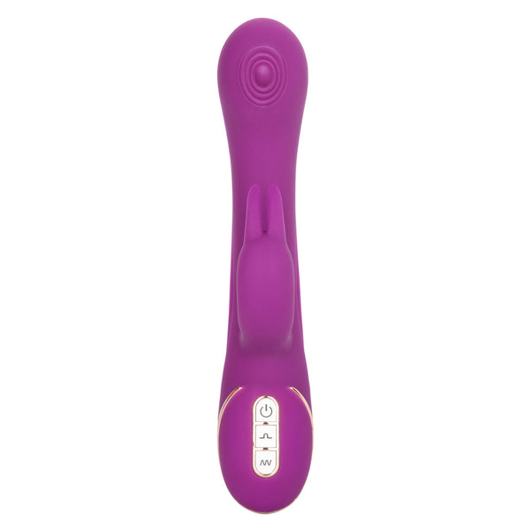 CalExotics Jack Rabbit Signature Rechargeable Silicone Thumping Rabbit Vibrating - Extreme Toyz Singapore - https://extremetoyz.com.sg - Sex Toys and Lingerie Online Store - Bondage Gear / Vibrators / Electrosex Toys / Wireless Remote Control Vibes / Sexy Lingerie and Role Play / BDSM / Dungeon Furnitures / Dildos and Strap Ons &nbsp;/ Anal and Prostate Massagers / Anal Douche and Cleaning Aide / Delay Sprays and Gels / Lubricants and more...