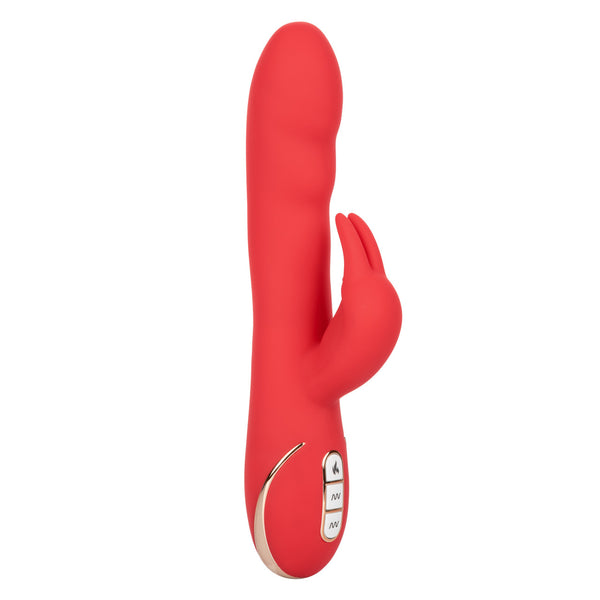 CalExotics Jack Rabbit Signature Heated Silicone Rechargeable Ultra-Soft Rabbit Vibrator - Extreme Toyz Singapore - https://extremetoyz.com.sg - Sex Toys and Lingerie Online Store - Bondage Gear / Vibrators / Electrosex Toys / Wireless Remote Control Vibes / Sexy Lingerie and Role Play / BDSM / Dungeon Furnitures / Dildos and Strap Ons &nbsp;/ Anal and Prostate Massagers / Anal Douche and Cleaning Aide / Delay Sprays and Gels / Lubricants and more...