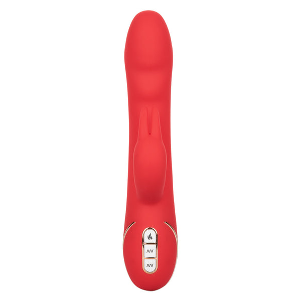 CalExotics Jack Rabbit Signature Heated Silicone Rechargeable Ultra-Soft Rabbit Vibrator - Extreme Toyz Singapore - https://extremetoyz.com.sg - Sex Toys and Lingerie Online Store - Bondage Gear / Vibrators / Electrosex Toys / Wireless Remote Control Vibes / Sexy Lingerie and Role Play / BDSM / Dungeon Furnitures / Dildos and Strap Ons &nbsp;/ Anal and Prostate Massagers / Anal Douche and Cleaning Aide / Delay Sprays and Gels / Lubricants and more...