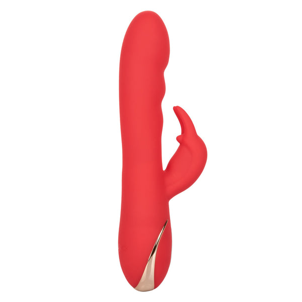 CalExotics Jack Rabbit Signature Heated Silicone Rechargeable Ultra-Soft Rabbit Vibrator - Extreme Toyz Singapore - https://extremetoyz.com.sg - Sex Toys and Lingerie Online Store - Bondage Gear / Vibrators / Electrosex Toys / Wireless Remote Control Vibes / Sexy Lingerie and Role Play / BDSM / Dungeon Furnitures / Dildos and Strap Ons &nbsp;/ Anal and Prostate Massagers / Anal Douche and Cleaning Aide / Delay Sprays and Gels / Lubricants and more...