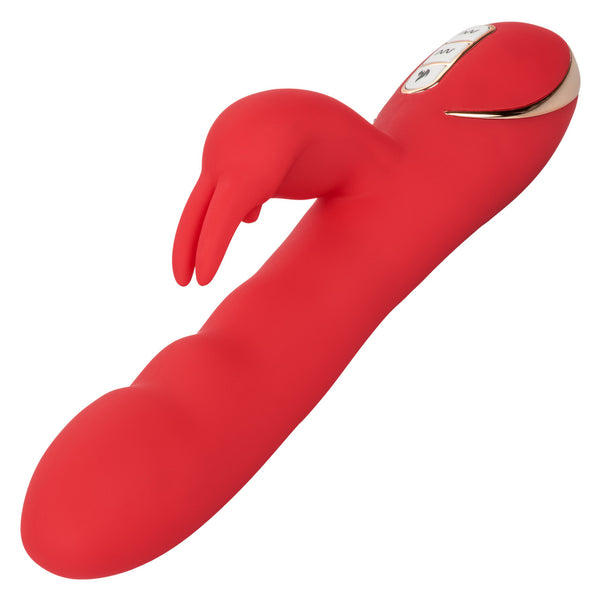 CalExotics Jack Rabbit Signature Heated Silicone Rechargeable Ultra-Soft Rabbit Vibrator - Extreme Toyz Singapore - https://extremetoyz.com.sg - Sex Toys and Lingerie Online Store - Bondage Gear / Vibrators / Electrosex Toys / Wireless Remote Control Vibes / Sexy Lingerie and Role Play / BDSM / Dungeon Furnitures / Dildos and Strap Ons &nbsp;/ Anal and Prostate Massagers / Anal Douche and Cleaning Aide / Delay Sprays and Gels / Lubricants and more...