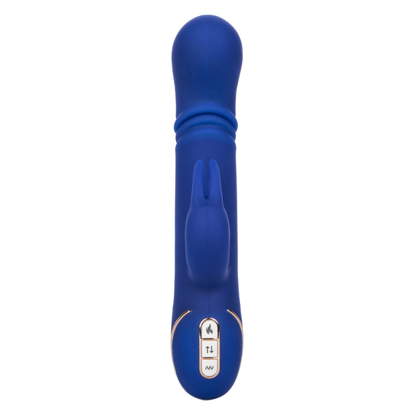 CalExotics Jack Rabbit Signature Heated Silicone Rechargeable Thrusting "G" Rabbit Vibrator - Extreme Toyz Singapore - https://extremetoyz.com.sg - Sex Toys and Lingerie Online Store - Bondage Gear / Vibrators / Electrosex Toys / Wireless Remote Control Vibes / Sexy Lingerie and Role Play / BDSM / Dungeon Furnitures / Dildos and Strap Ons &nbsp;/ Anal and Prostate Massagers / Anal Douche and Cleaning Aide / Delay Sprays and Gels / Lubricants and more...