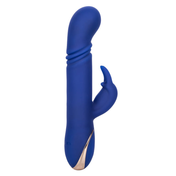 CalExotics Jack Rabbit Signature Heated Silicone Rechargeable Thrusting "G" Rabbit Vibrator - Extreme Toyz Singapore - https://extremetoyz.com.sg - Sex Toys and Lingerie Online Store - Bondage Gear / Vibrators / Electrosex Toys / Wireless Remote Control Vibes / Sexy Lingerie and Role Play / BDSM / Dungeon Furnitures / Dildos and Strap Ons &nbsp;/ Anal and Prostate Massagers / Anal Douche and Cleaning Aide / Delay Sprays and Gels / Lubricants and more...