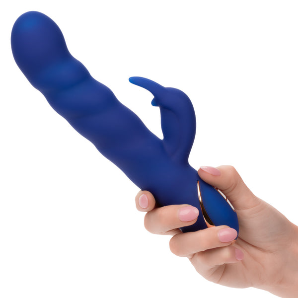 CalExotics Jack Rabbit Signature Rechargeable Silicone Wave Motion Rabbit Vibrator - Extreme Toyz Singapore - https://extremetoyz.com.sg - Sex Toys and Lingerie Online Store - Bondage Gear / Vibrators / Electrosex Toys / Wireless Remote Control Vibes / Sexy Lingerie and Role Play / BDSM / Dungeon Furnitures / Dildos and Strap Ons &nbsp;/ Anal and Prostate Massagers / Anal Douche and Cleaning Aide / Delay Sprays and Gels / Lubricants and more...