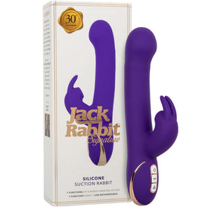 CalExotics Jack Rabbit Signature Rechargeable Silicone Suction Rabbit Vibrator - Extreme Toyz Singapore - https://extremetoyz.com.sg - Sex Toys and Lingerie Online Store - Bondage Gear / Vibrators / Electrosex Toys / Wireless Remote Control Vibes / Sexy Lingerie and Role Play / BDSM / Dungeon Furnitures / Dildos and Strap Ons &nbsp;/ Anal and Prostate Massagers / Anal Douche and Cleaning Aide / Delay Sprays and Gels / Lubricants and more...