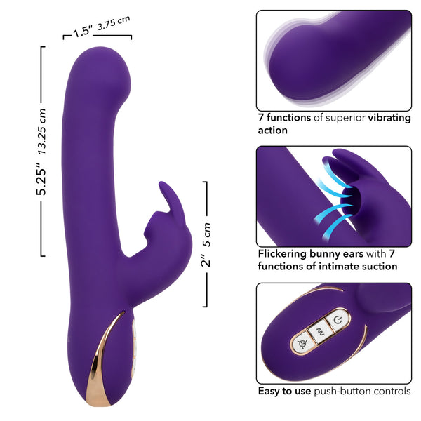 CalExotics Jack Rabbit Signature Rechargeable Silicone Suction Rabbit Vibrator - Extreme Toyz Singapore - https://extremetoyz.com.sg - Sex Toys and Lingerie Online Store - Bondage Gear / Vibrators / Electrosex Toys / Wireless Remote Control Vibes / Sexy Lingerie and Role Play / BDSM / Dungeon Furnitures / Dildos and Strap Ons &nbsp;/ Anal and Prostate Massagers / Anal Douche and Cleaning Aide / Delay Sprays and Gels / Lubricants and more...