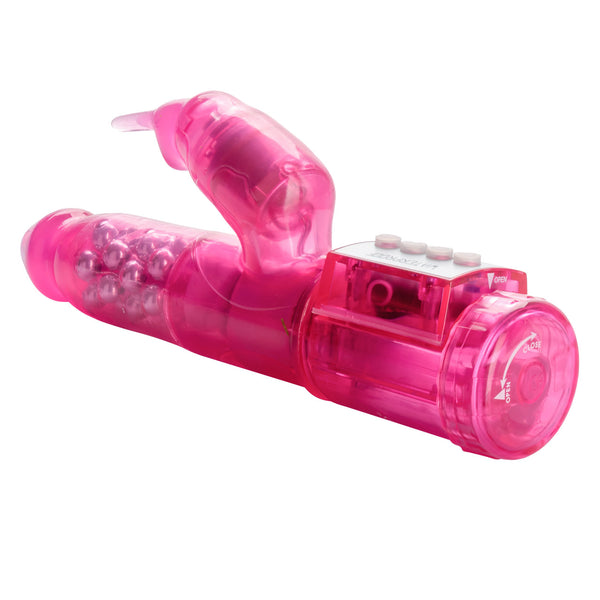 CalExotics Jack Rabbit My First Jack Rabbit Vibrator - Pink - Extreme Toyz Singapore - https://extremetoyz.com.sg - Sex Toys and Lingerie Online Store - Bondage Gear / Vibrators / Electrosex Toys / Wireless Remote Control Vibes / Sexy Lingerie and Role Play / BDSM / Dungeon Furnitures / Dildos and Strap Ons &nbsp;/ Anal and Prostate Massagers / Anal Douche and Cleaning Aide / Delay Sprays and Gels / Lubricants and more...