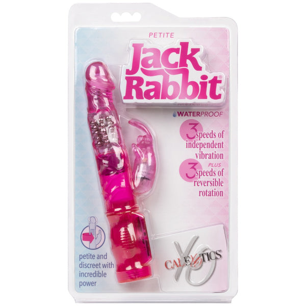 CalExotics Jack Rabbit Petite Jack Rabbit Vibrator - Pink - Extreme Toyz Singapore - https://extremetoyz.com.sg - Sex Toys and Lingerie Online Store - Bondage Gear / Vibrators / Electrosex Toys / Wireless Remote Control Vibes / Sexy Lingerie and Role Play / BDSM / Dungeon Furnitures / Dildos and Strap Ons &nbsp;/ Anal and Prostate Massagers / Anal Douche and Cleaning Aide / Delay Sprays and Gels / Lubricants and more...