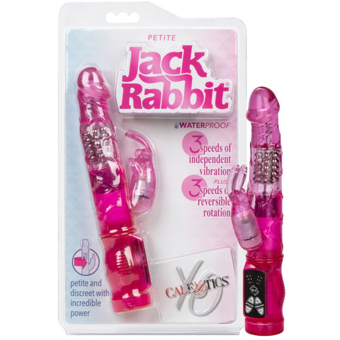 CalExotics Jack Rabbit Petite Jack Rabbit Vibrator - Pink - Extreme Toyz Singapore - https://extremetoyz.com.sg - Sex Toys and Lingerie Online Store - Bondage Gear / Vibrators / Electrosex Toys / Wireless Remote Control Vibes / Sexy Lingerie and Role Play / BDSM / Dungeon Furnitures / Dildos and Strap Ons &nbsp;/ Anal and Prostate Massagers / Anal Douche and Cleaning Aide / Delay Sprays and Gels / Lubricants and more...