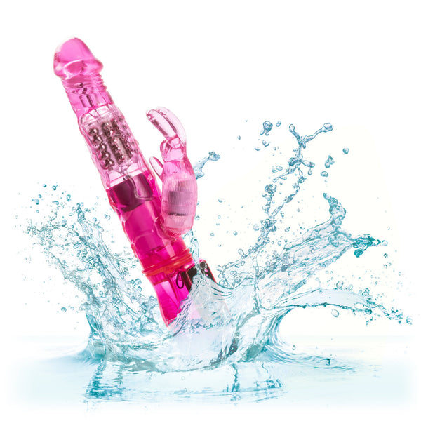 CalExotics Jack Rabbit Petite Jack Rabbit Vibrator - Pink - Extreme Toyz Singapore - https://extremetoyz.com.sg - Sex Toys and Lingerie Online Store - Bondage Gear / Vibrators / Electrosex Toys / Wireless Remote Control Vibes / Sexy Lingerie and Role Play / BDSM / Dungeon Furnitures / Dildos and Strap Ons &nbsp;/ Anal and Prostate Massagers / Anal Douche and Cleaning Aide / Delay Sprays and Gels / Lubricants and more...