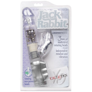 CalExotics Jack Rabbit Waterproof Jack Rabbit Vibrator - 3 Rows - Silver - Extreme Toyz Singapore - https://extremetoyz.com.sg - Sex Toys and Lingerie Online Store - Bondage Gear / Vibrators / Electrosex Toys / Wireless Remote Control Vibes / Sexy Lingerie and Role Play / BDSM / Dungeon Furnitures / Dildos and Strap Ons &nbsp;/ Anal and Prostate Massagers / Anal Douche and Cleaning Aide / Delay Sprays and Gels / Lubricants and more...