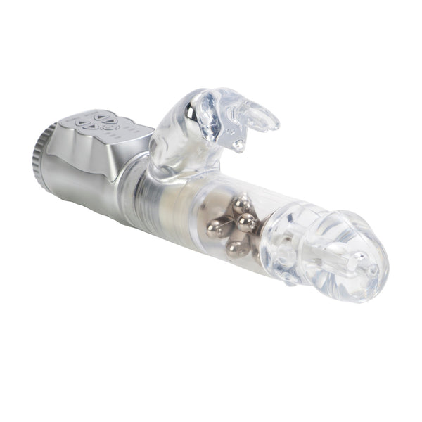 CalExotics Jack Rabbit Waterproof Jack Rabbit Vibrator - 3 Rows - Silver - Extreme Toyz Singapore - https://extremetoyz.com.sg - Sex Toys and Lingerie Online Store - Bondage Gear / Vibrators / Electrosex Toys / Wireless Remote Control Vibes / Sexy Lingerie and Role Play / BDSM / Dungeon Furnitures / Dildos and Strap Ons &nbsp;/ Anal and Prostate Massagers / Anal Douche and Cleaning Aide / Delay Sprays and Gels / Lubricants and more...