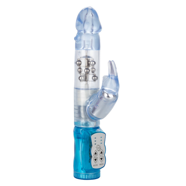 CalExotics Jack Rabbit Waterproof Jack Rabbit Vibrator - 3 Rows - Blue - Extreme Toyz Singapore - https://extremetoyz.com.sg - Sex Toys and Lingerie Online Store - Bondage Gear / Vibrators / Electrosex Toys / Wireless Remote Control Vibes / Sexy Lingerie and Role Play / BDSM / Dungeon Furnitures / Dildos and Strap Ons &nbsp;/ Anal and Prostate Massagers / Anal Douche and Cleaning Aide / Delay Sprays and Gels / Lubricants and more...