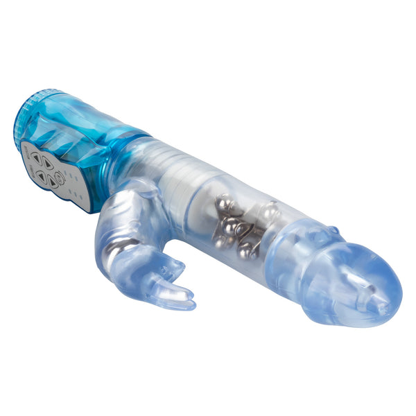 CalExotics Jack Rabbit Waterproof Jack Rabbit Vibrator - 3 Rows - Blue - Extreme Toyz Singapore - https://extremetoyz.com.sg - Sex Toys and Lingerie Online Store - Bondage Gear / Vibrators / Electrosex Toys / Wireless Remote Control Vibes / Sexy Lingerie and Role Play / BDSM / Dungeon Furnitures / Dildos and Strap Ons &nbsp;/ Anal and Prostate Massagers / Anal Douche and Cleaning Aide / Delay Sprays and Gels / Lubricants and more...