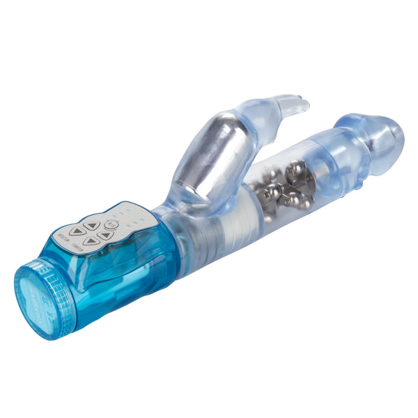 CalExotics Jack Rabbit Waterproof Jack Rabbit Vibrator - 3 Rows - Blue - Extreme Toyz Singapore - https://extremetoyz.com.sg - Sex Toys and Lingerie Online Store - Bondage Gear / Vibrators / Electrosex Toys / Wireless Remote Control Vibes / Sexy Lingerie and Role Play / BDSM / Dungeon Furnitures / Dildos and Strap Ons &nbsp;/ Anal and Prostate Massagers / Anal Douche and Cleaning Aide / Delay Sprays and Gels / Lubricants and more...