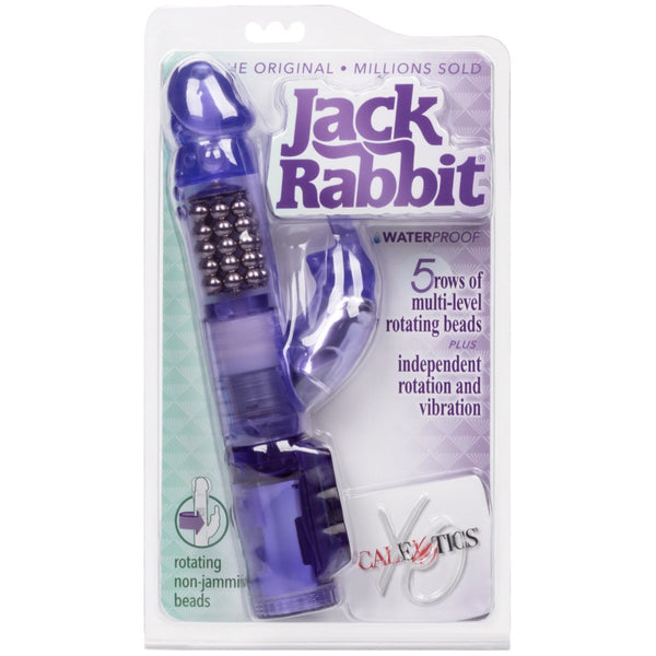 CalExotics Jack Rabbit Waterproof Jack Rabbit Vibrator - 5 Rows - Purple - Extreme Toyz Singapore - https://extremetoyz.com.sg - Sex Toys and Lingerie Online Store - Bondage Gear / Vibrators / Electrosex Toys / Wireless Remote Control Vibes / Sexy Lingerie and Role Play / BDSM / Dungeon Furnitures / Dildos and Strap Ons &nbsp;/ Anal and Prostate Massagers / Anal Douche and Cleaning Aide / Delay Sprays and Gels / Lubricants and more...