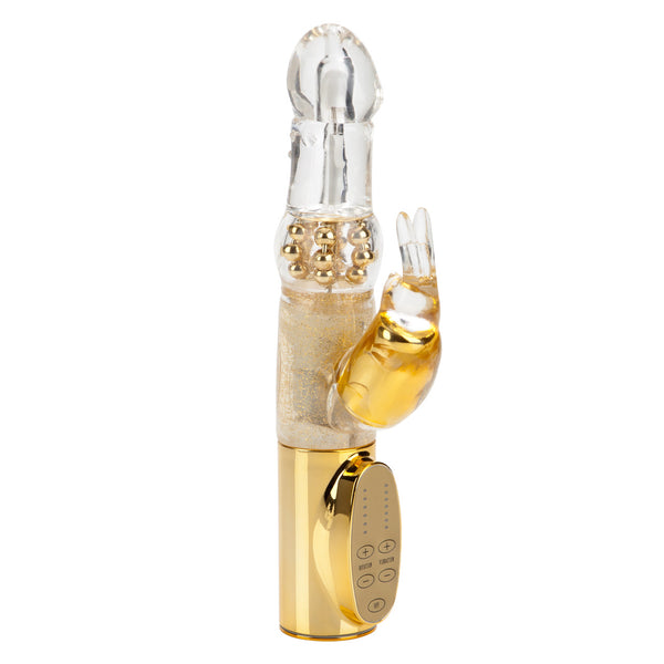 CalExotics Jack Rabbit Platinum Collection Jack Rabbit Vibrator - Gold - Extreme Toyz Singapore - https://extremetoyz.com.sg - Sex Toys and Lingerie Online Store - Bondage Gear / Vibrators / Electrosex Toys / Wireless Remote Control Vibes / Sexy Lingerie and Role Play / BDSM / Dungeon Furnitures / Dildos and Strap Ons &nbsp;/ Anal and Prostate Massagers / Anal Douche and Cleaning Aide / Delay Sprays and Gels / Lubricants and more...