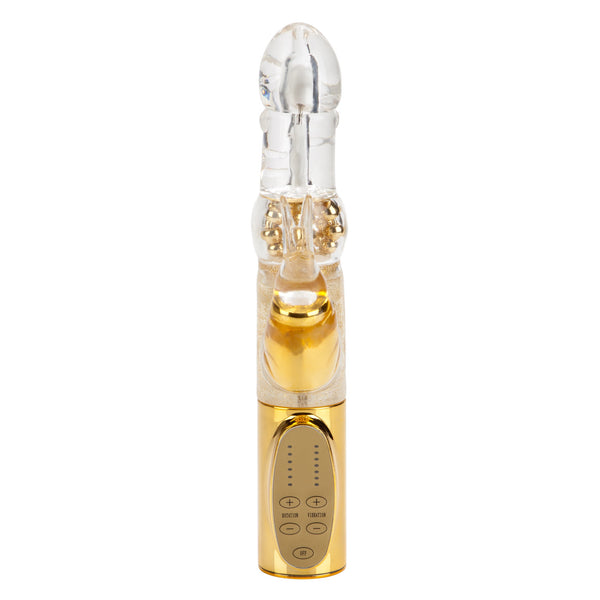 CalExotics Jack Rabbit Platinum Collection Jack Rabbit Vibrator - Gold - Extreme Toyz Singapore - https://extremetoyz.com.sg - Sex Toys and Lingerie Online Store - Bondage Gear / Vibrators / Electrosex Toys / Wireless Remote Control Vibes / Sexy Lingerie and Role Play / BDSM / Dungeon Furnitures / Dildos and Strap Ons &nbsp;/ Anal and Prostate Massagers / Anal Douche and Cleaning Aide / Delay Sprays and Gels / Lubricants and more...