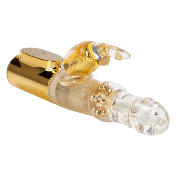 CalExotics Jack Rabbit Platinum Collection Jack Rabbit Vibrator - Gold - Extreme Toyz Singapore - https://extremetoyz.com.sg - Sex Toys and Lingerie Online Store - Bondage Gear / Vibrators / Electrosex Toys / Wireless Remote Control Vibes / Sexy Lingerie and Role Play / BDSM / Dungeon Furnitures / Dildos and Strap Ons &nbsp;/ Anal and Prostate Massagers / Anal Douche and Cleaning Aide / Delay Sprays and Gels / Lubricants and more...