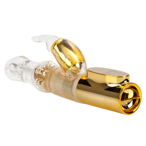 CalExotics Jack Rabbit Platinum Collection Jack Rabbit Vibrator - Gold - Extreme Toyz Singapore - https://extremetoyz.com.sg - Sex Toys and Lingerie Online Store - Bondage Gear / Vibrators / Electrosex Toys / Wireless Remote Control Vibes / Sexy Lingerie and Role Play / BDSM / Dungeon Furnitures / Dildos and Strap Ons &nbsp;/ Anal and Prostate Massagers / Anal Douche and Cleaning Aide / Delay Sprays and Gels / Lubricants and more...