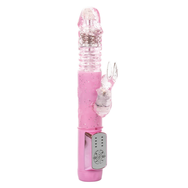 CalExotics Jack Rabbit Petite Thrusting Jack Rabbit - Pink - Extreme Toyz Singapore - https://extremetoyz.com.sg - Sex Toys and Lingerie Online Store - Bondage Gear / Vibrators / Electrosex Toys / Wireless Remote Control Vibes / Sexy Lingerie and Role Play / BDSM / Dungeon Furnitures / Dildos and Strap Ons &nbsp;/ Anal and Prostate Massagers / Anal Douche and Cleaning Aide / Delay Sprays and Gels / Lubricants and more...