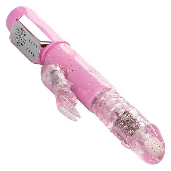 CalExotics Jack Rabbit Petite Thrusting Jack Rabbit - Pink - Extreme Toyz Singapore - https://extremetoyz.com.sg - Sex Toys and Lingerie Online Store - Bondage Gear / Vibrators / Electrosex Toys / Wireless Remote Control Vibes / Sexy Lingerie and Role Play / BDSM / Dungeon Furnitures / Dildos and Strap Ons &nbsp;/ Anal and Prostate Massagers / Anal Douche and Cleaning Aide / Delay Sprays and Gels / Lubricants and more...